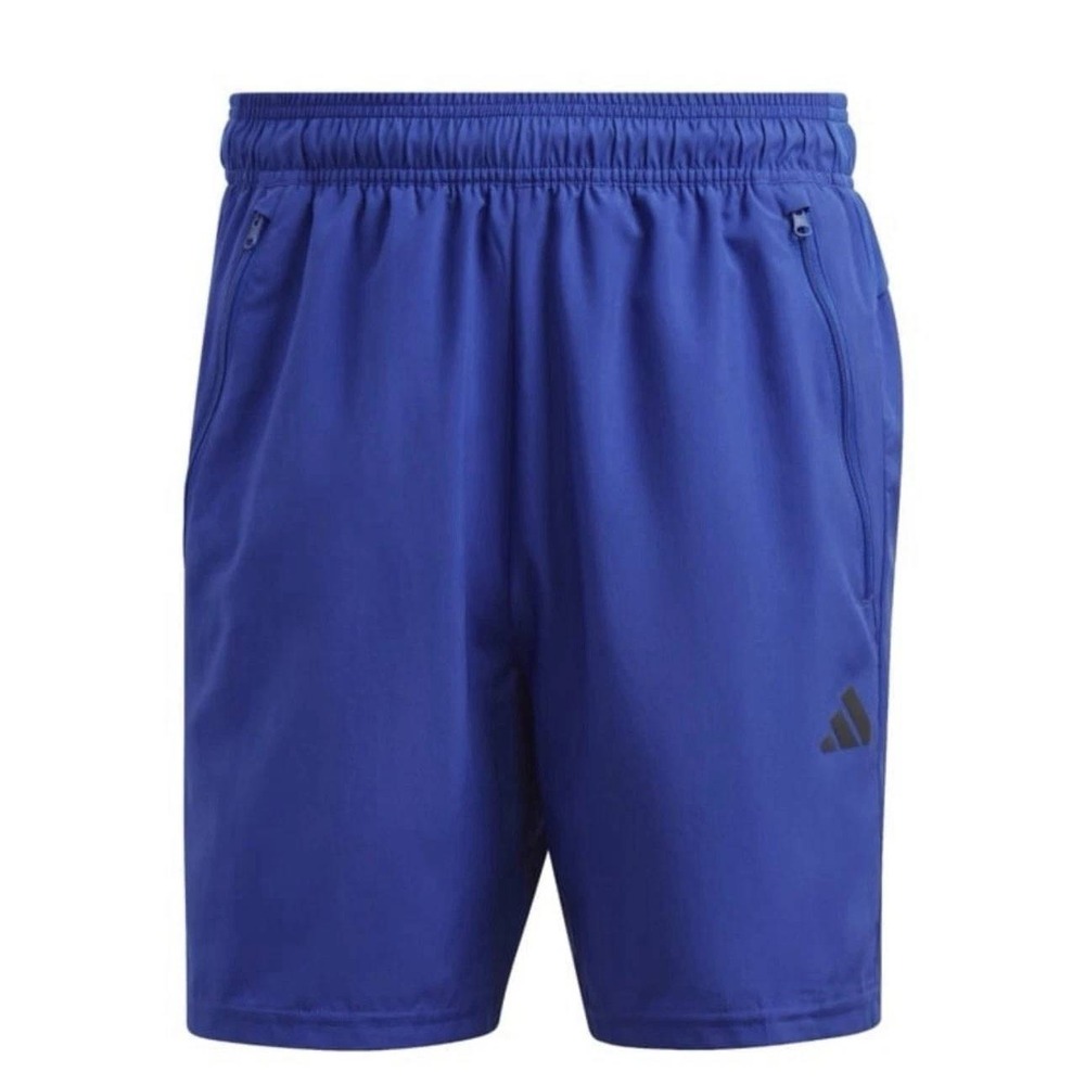 Adidas Mens TR-ES WV SHO Training Shorts Lucid Blue 7 Inch Inseam IC6979  L NWT‎